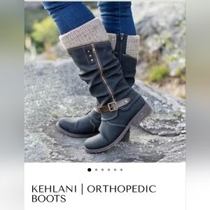 NIP- Kehlani Black Boots.. size 10- They are weather resistant- which is great,